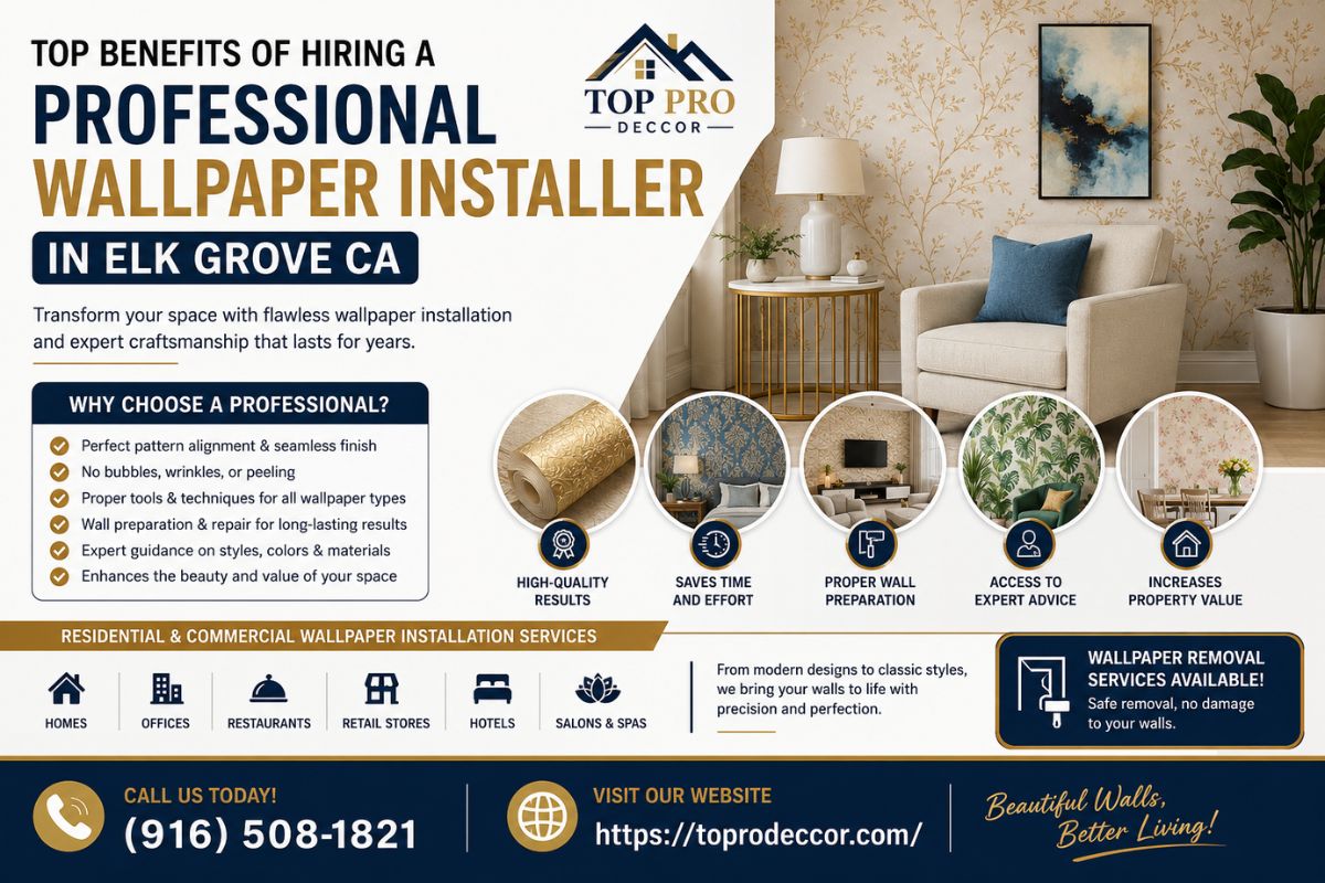 Professional Wallpaper Installer in Elk Grove
